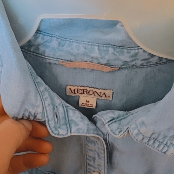 Denim looking top - Picture 2 of 3